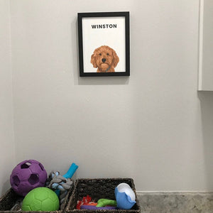 Custom Pet Portraits (Framed)